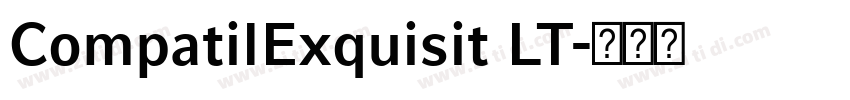 CompatilExquisit LT字体转换 CompatilExquisit LT字体转换